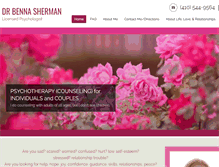 Tablet Screenshot of drbennasherman.com